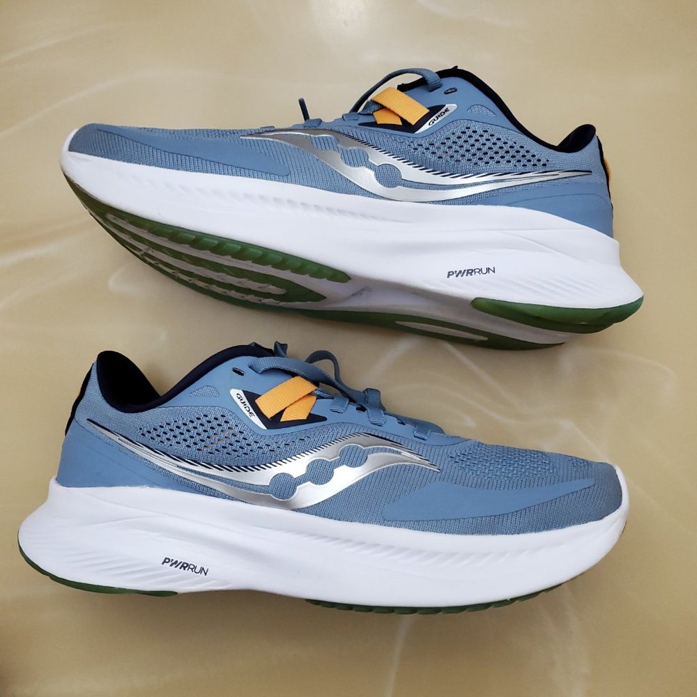 Saucony Guide 15 Women's Running Jacklope, Denim/Aqua S10684-90 - Picture 8 of 11